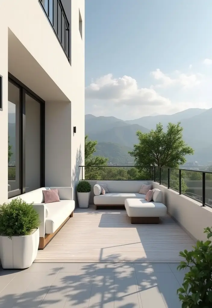 29 Balcony Design Ideas Pinterest Is Loving Right Now 4 29 Balcony Design Ideas Pinterest Is Loving Right Now - 4. Modern Minimalist Aesthetics