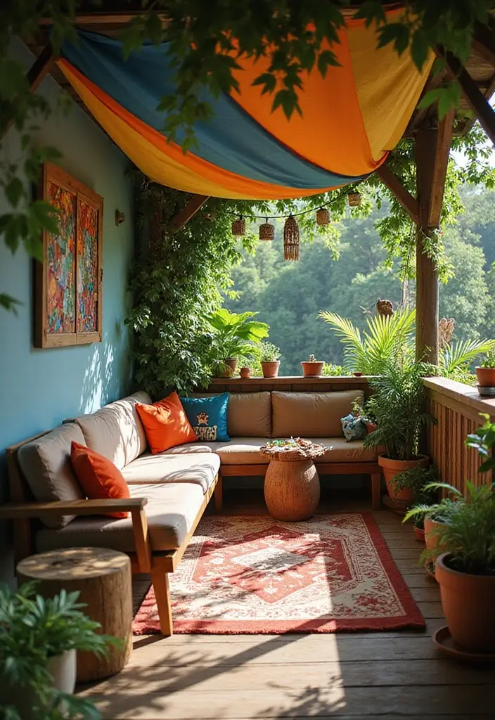 29 Balcony Design Ideas Pinterest Is Loving Right Now 7 29 Balcony Design Ideas Pinterest Is Loving Right Now - 7. Shady Retreat with Canopy