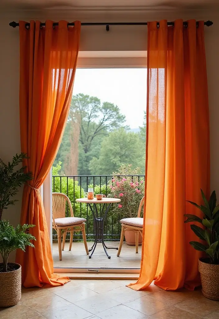 29 Balcony Shade Solutions That Keep You Cool and Cozy 1 29 Balcony Shade Solutions That Keep You Cool and Cozy - 1. Outdoor Curtains for a Soft Touch