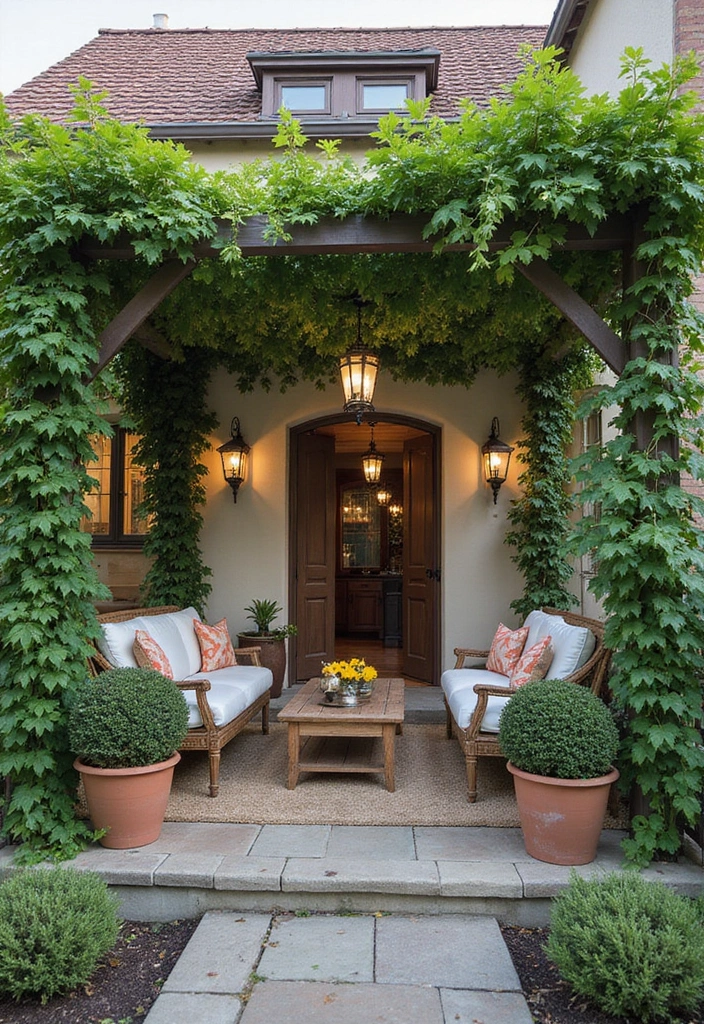 29 Balcony Shade Solutions That Keep You Cool and Cozy 16 29 Balcony Shade Solutions That Keep You Cool and Cozy - 16. Pergolas for Permanent Luxury
