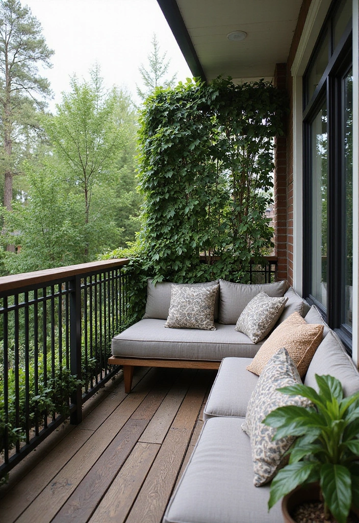 29 Balcony Shade Solutions That Keep You Cool and Cozy 6 29 Balcony Shade Solutions That Keep You Cool and Cozy - 6. Balcony Privacy Screens for Added Comfort