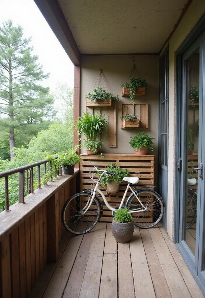 29 Brilliant Ideas for Balcony That Fit Any Budget 17 29 Brilliant Ideas for Balcony That Fit Any Budget - 17. Creative Upcycling