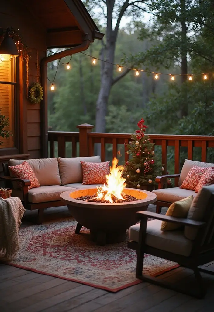 29 Master Bedrooms with Balcony Inspirations That Look Dreamy - 20. Cozy Fire Pit Areas