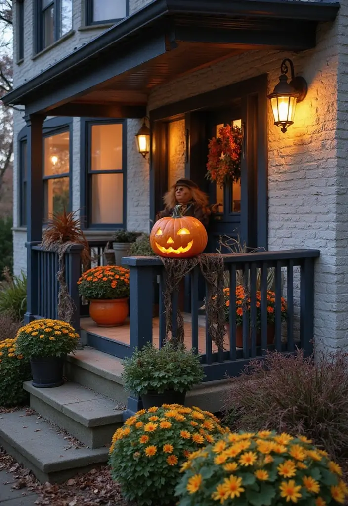 29 Master Bedrooms with Balcony Inspirations That Look Dreamy - 23. Spooky Focal Point