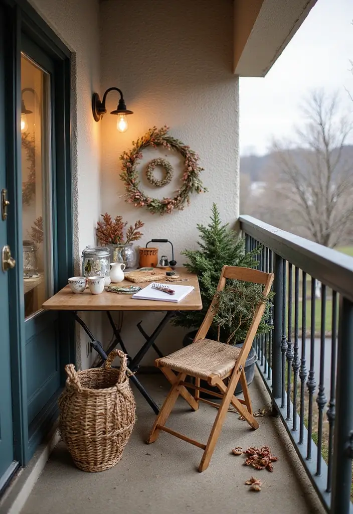 29 Master Bedrooms with Balcony Inspirations That Look Dreamy - 27. Seasonal Crafts Corner