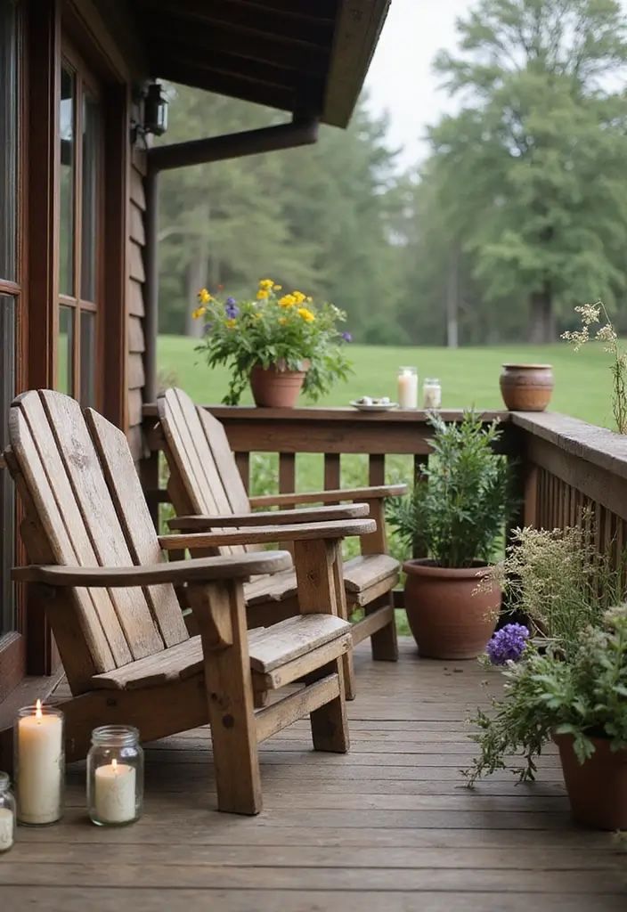 29 Master Bedrooms with Balcony Inspirations That Look Dreamy - 4. Rustic Farmhouse Charm