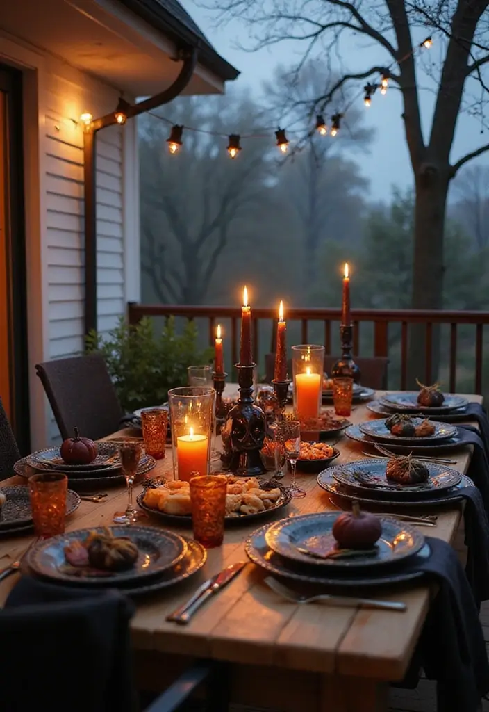 29 Master Bedrooms with Balcony Inspirations That Look Dreamy - 9. Spooky Table Settings