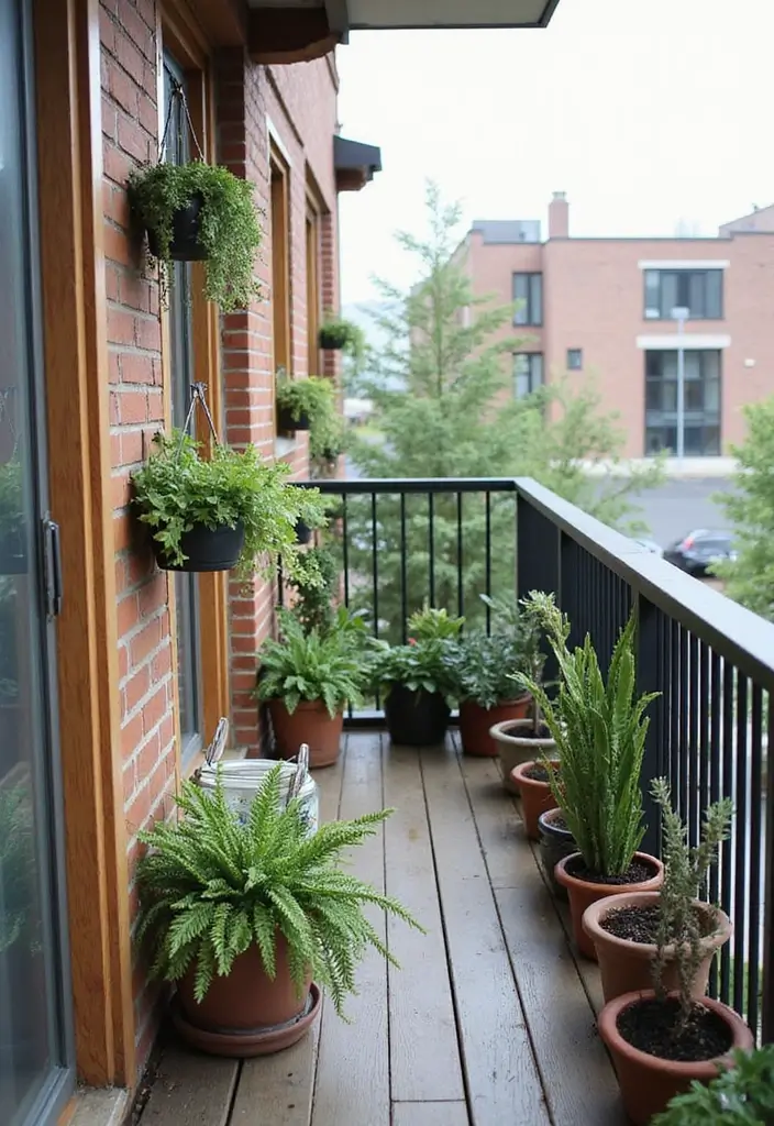 29 Narrow Balcony Design Tips That Make the Space Functional - 23. DIY Garden Projects