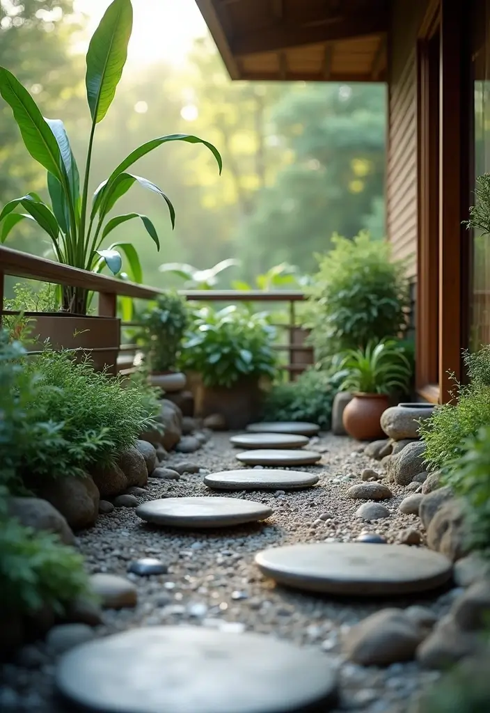 29 Small Balcony Decor Tips That Make It Look Bigger and Cozier 19 29 Small Balcony Decor Tips That Make It Look Bigger and Cozier - 19. Create a Zen Space