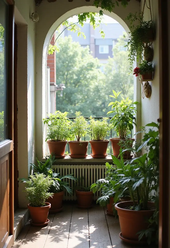 29 Small Balcony Decor Tips That Make It Look Bigger and Cozier 27 29 Small Balcony Decor Tips That Make It Look Bigger and Cozier - 27. Use Scented Plants