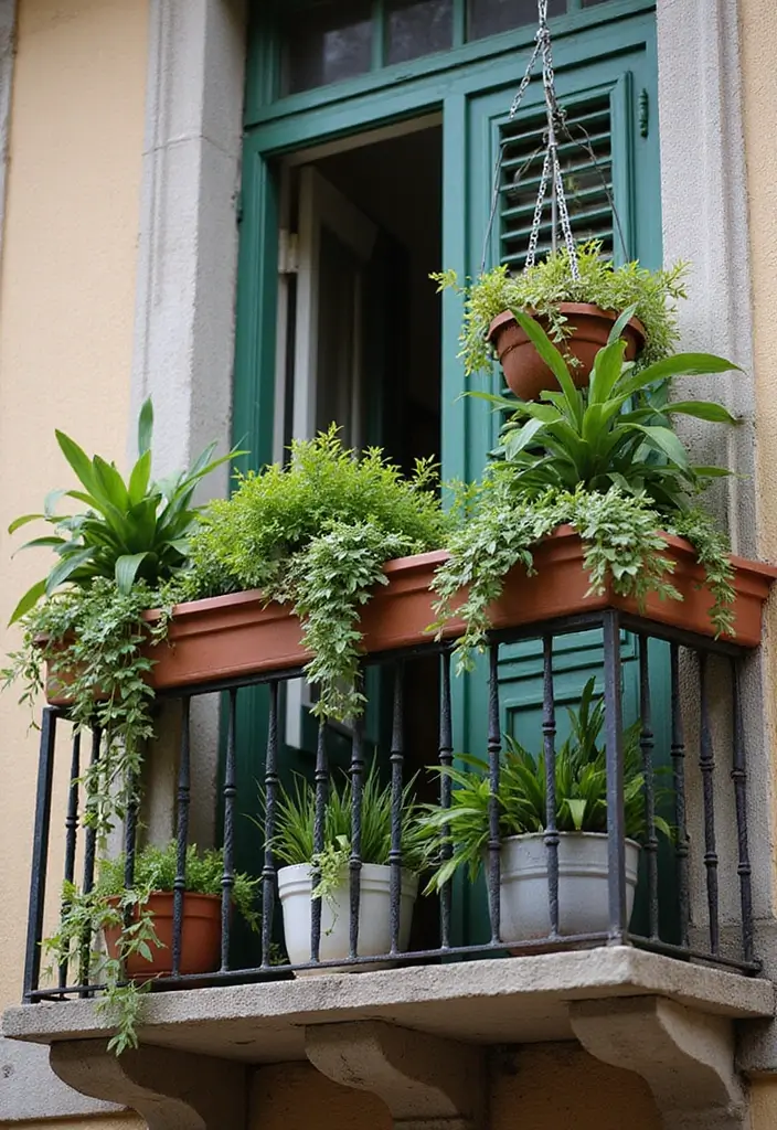 29 Stunning Designs for Balcony That Boost Home Value - 12. Plant Hangers and Macramé