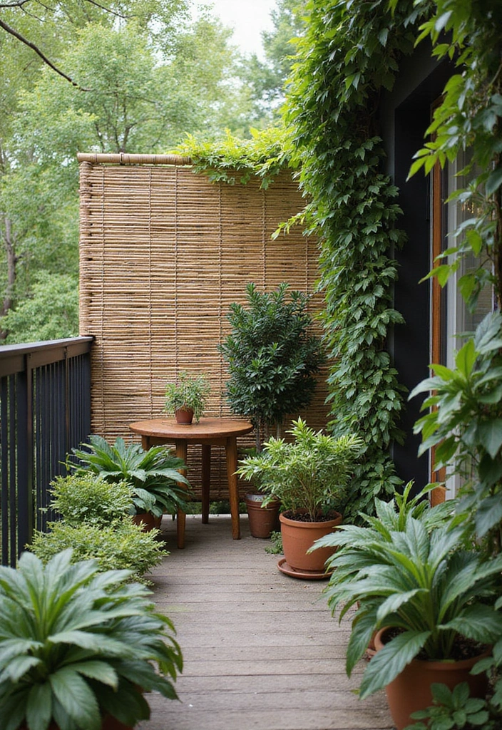 29 Stunning Designs for Balcony That Boost Home Value - 14. Outdoor Privacy Screens