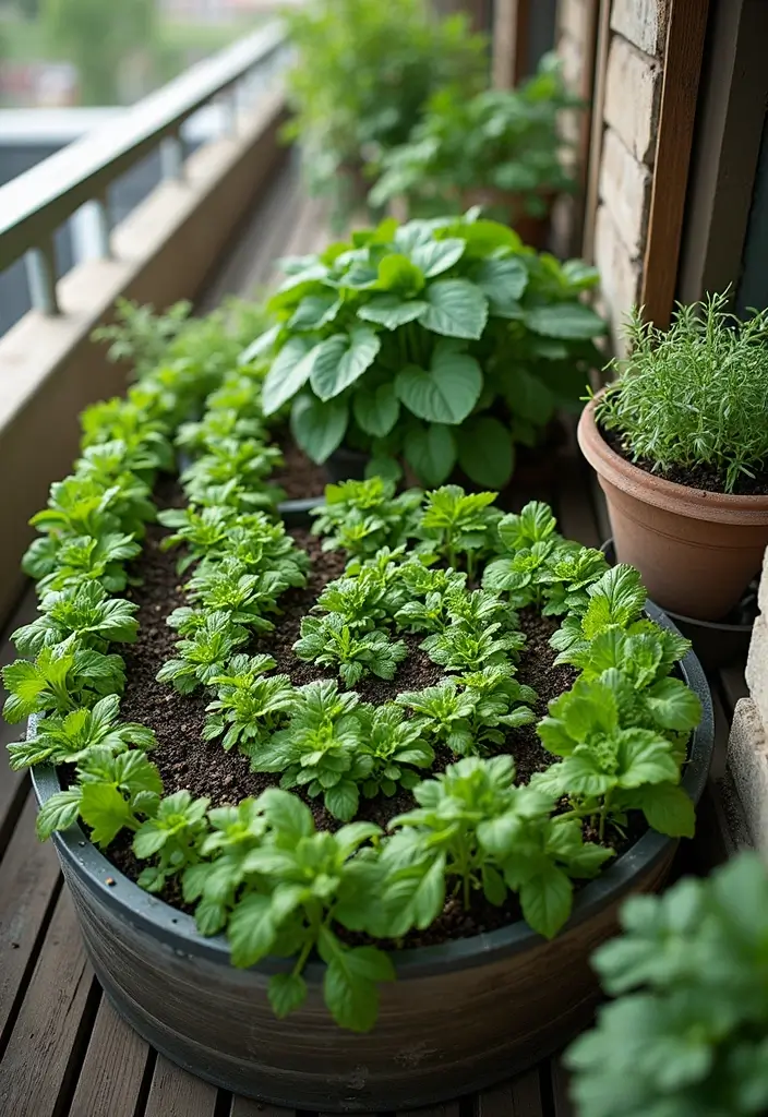 29 Stunning Designs for Balcony That Boost Home Value - 17. Herb Spiral Gardens