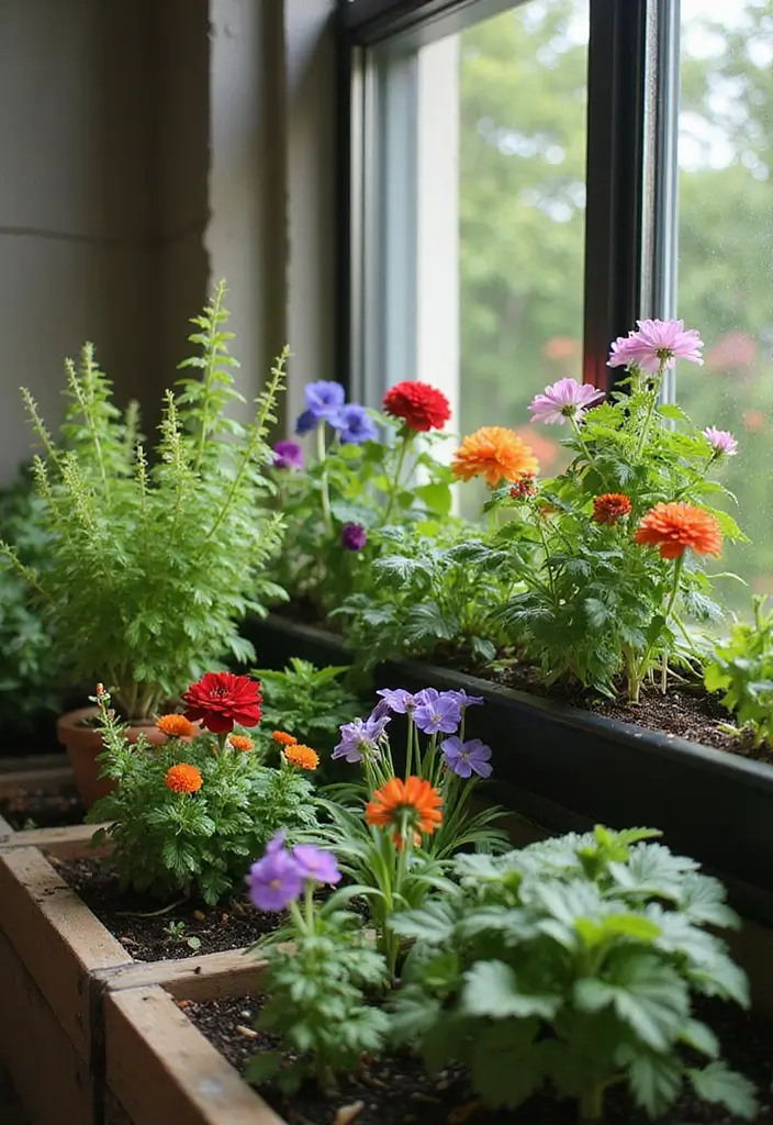 29 Stunning Designs for Balcony That Boost Home Value - 5. Planter Boxes for Herbs and Flowers