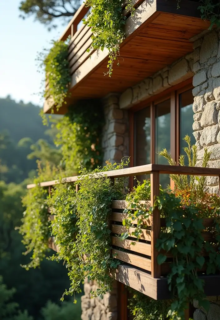 29 Stunning Designs for Balcony That Boost Home Value - 8. Eco-Friendly Railings