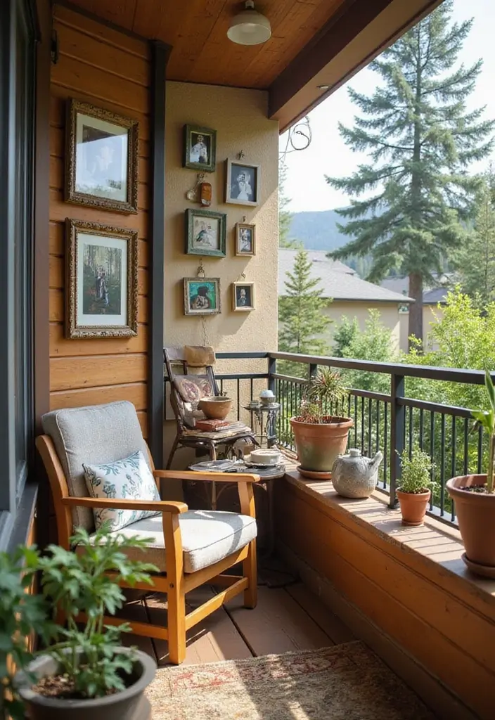 29 Winter Balcony Decor Ideas That Keep It Warm and Magical 18 29 Winter Balcony Decor Ideas That Keep It Warm and Magical - 18. Personal Touches