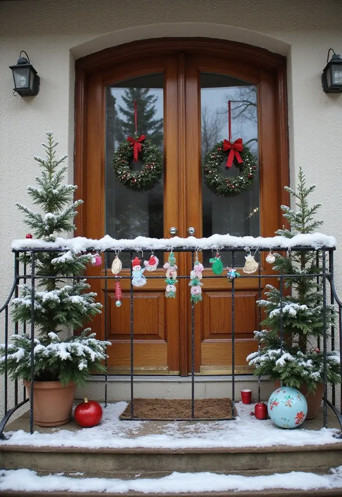 29 Winter Balcony Decor Ideas That Keep It Warm and Magical 26 29 Winter Balcony Decor Ideas That Keep It Warm and Magical - 26. Fun Winter Crafts