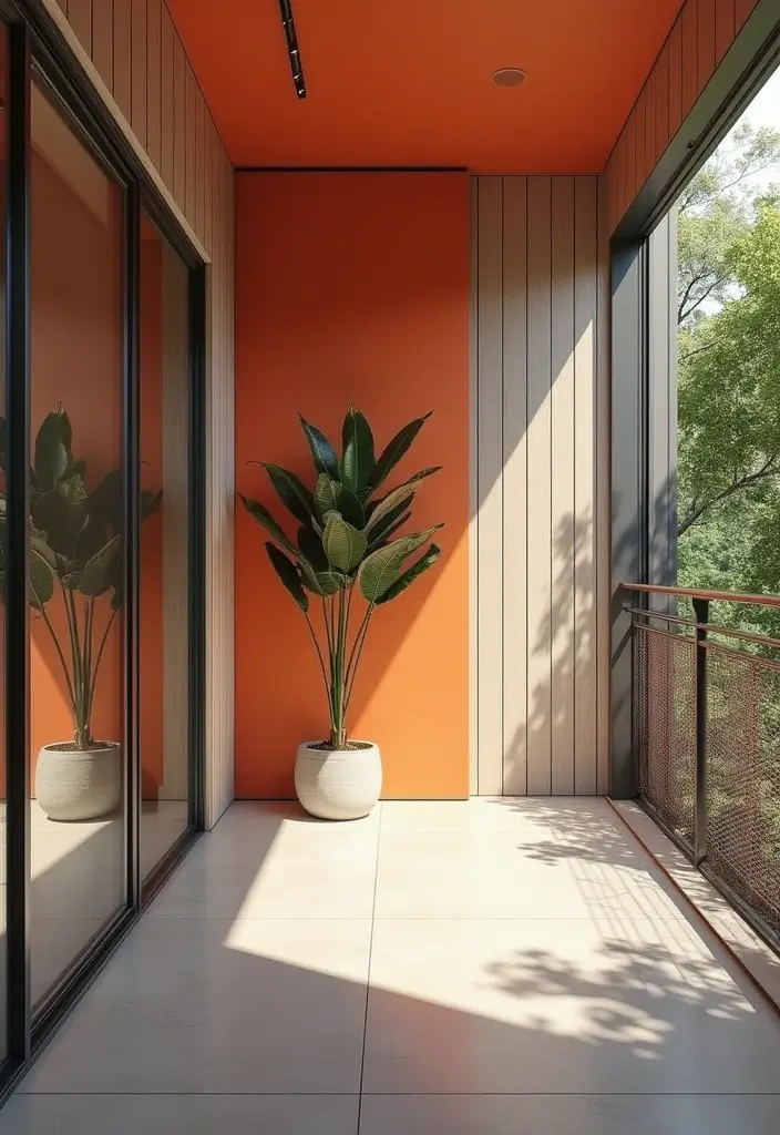 30 Balcony Inside House Designs That Feel Unique and Modern 14 30 Balcony Inside House Designs That Feel Unique and Modern - 14. Partition Walls for a Bold Statement