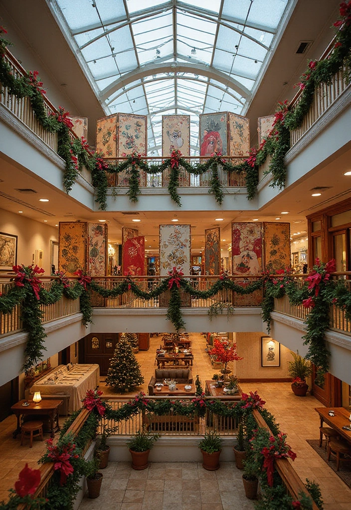 30 Balcony Inside House Designs That Feel Unique and Modern 22 30 Balcony Inside House Designs That Feel Unique and Modern - 22. Seasonal Themes: Rotating Dividers