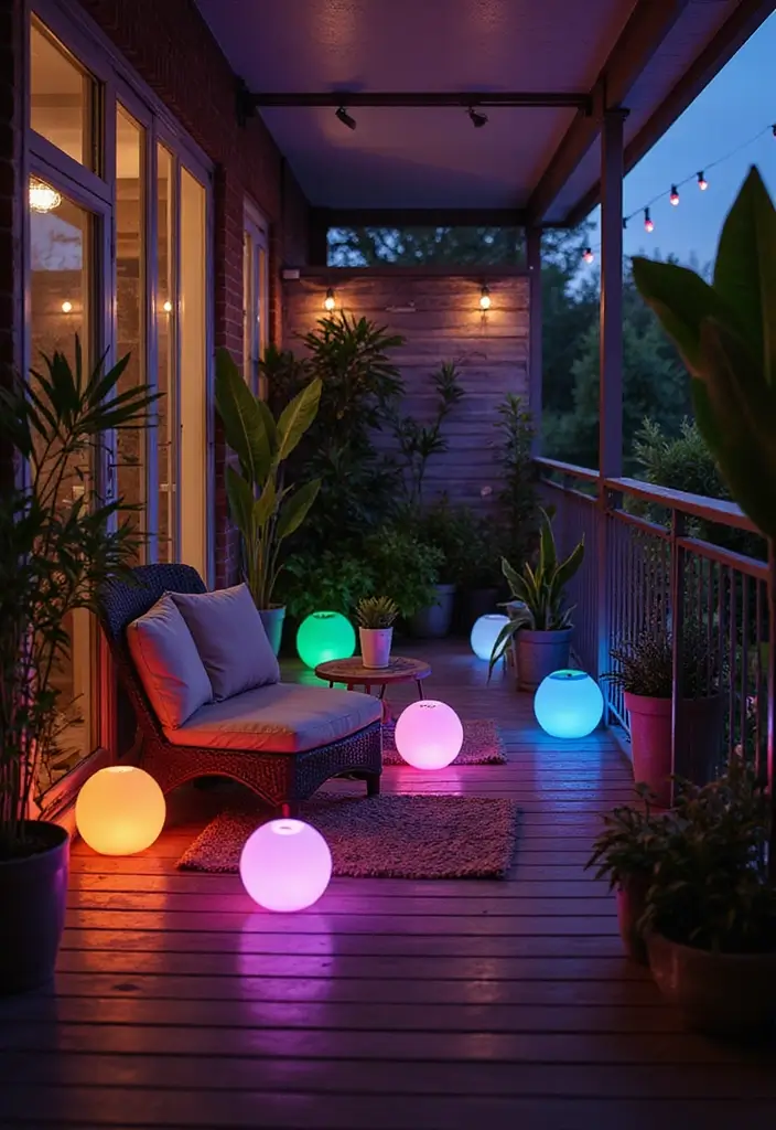 30 Balcony Lighting Ideas That Transform the Atmosphere 11 30 Balcony Lighting Ideas That Transform the Atmosphere - 11. Mood Lanterns