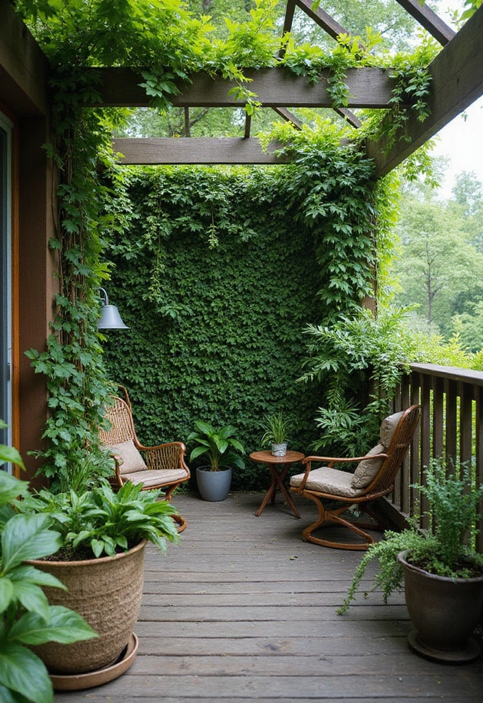 30 Balcony Makeover Ideas That Completely Transform the Look 13 30 Balcony Makeover Ideas That Completely Transform the Look - 13. Lush Green Privacy Screens
