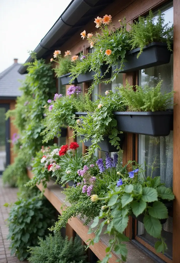 30 Balcony Makeover Ideas That Completely Transform the Look 19 30 Balcony Makeover Ideas That Completely Transform the Look - 19. Wall-Mounted Planters