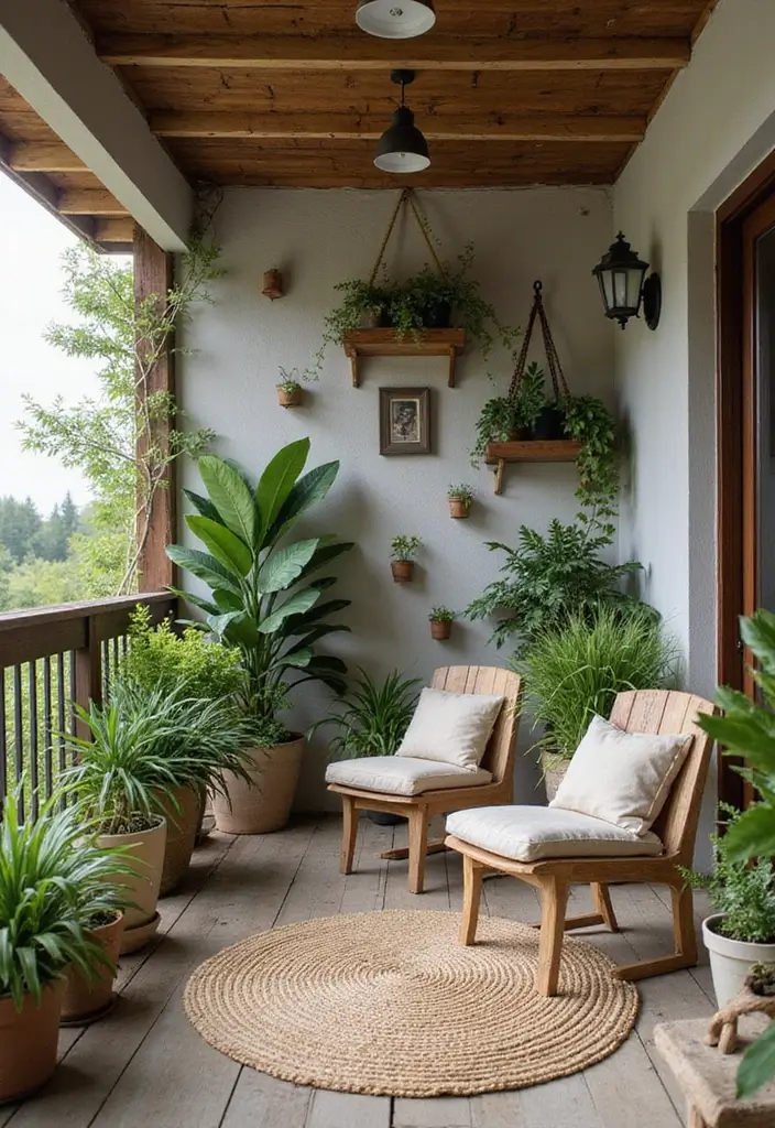 30 Balcony Makeover Ideas That Completely Transform the Look 26 30 Balcony Makeover Ideas That Completely Transform the Look - 26. Eco-Friendly Decor