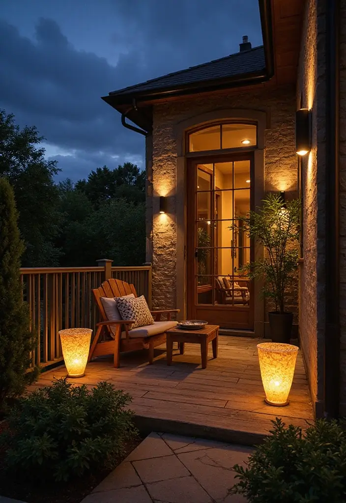 30 Balcony Makeover Ideas That Completely Transform the Look 30 30 Balcony Makeover Ideas That Completely Transform the Look - 30. Unique Outdoor Lighting