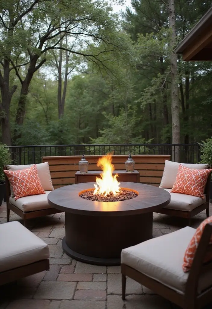 30 Balcony Makeover Ideas That Completely Transform the Look 9 30 Balcony Makeover Ideas That Completely Transform the Look - 9. Fire Pit Table