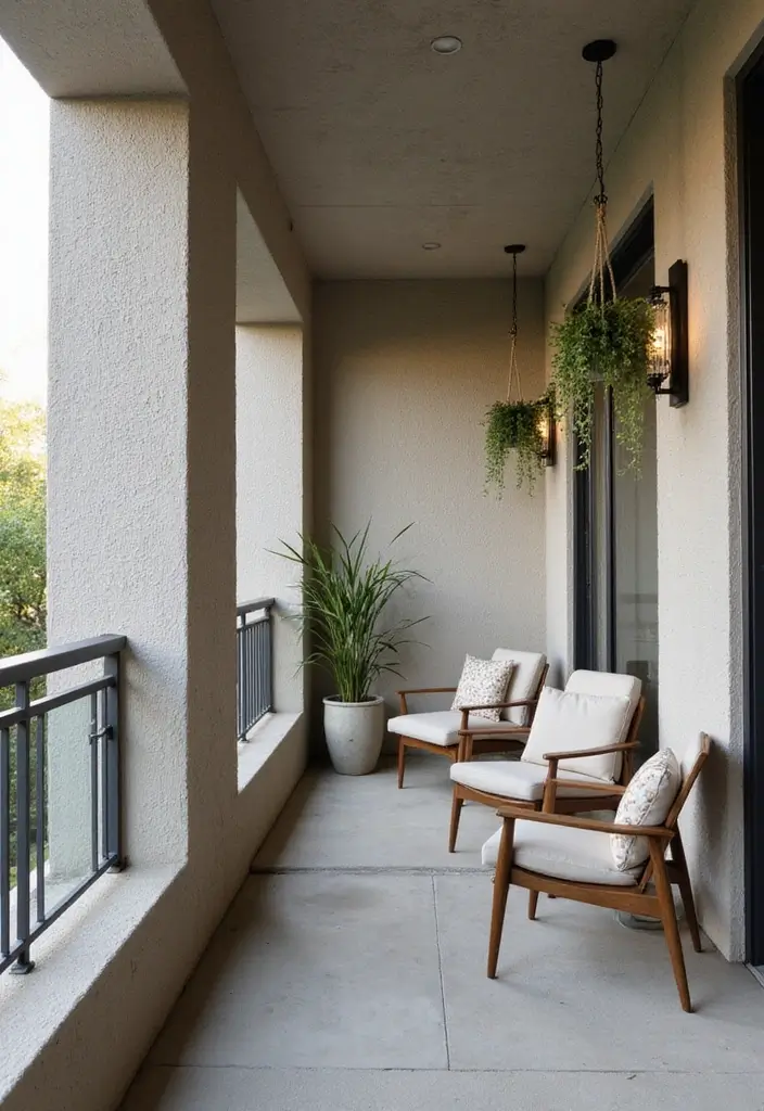 30 Balcony Painting Ideas That Add Instant Personality 9 30 Balcony Painting Ideas That Add Instant Personality - 9. Textured Finishes for Depth