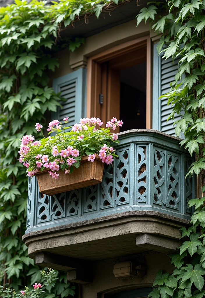 30 Balcony Railing Ideas That Balance Safety and Style - 24. Elegant Lattice Railings