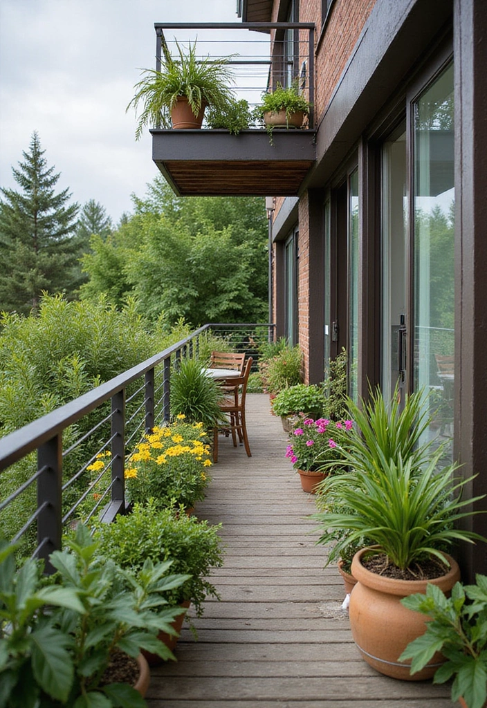 30 Balcony Railing Ideas That Balance Safety and Style - 26. Eco-Friendly Recycled Materials