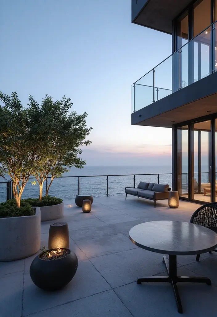 30 Balcony Railing Ideas That Balance Safety and Style - 3. Modern Glass Railings