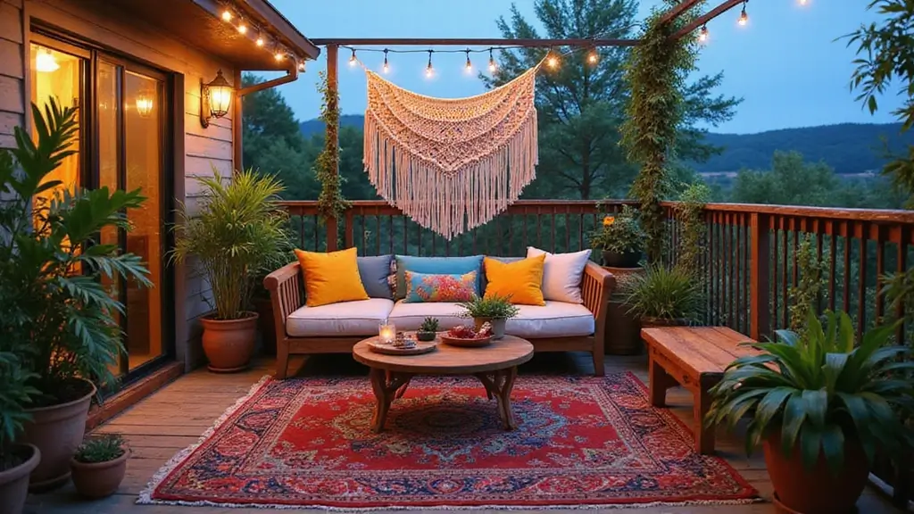 30 Boho Balcony Ideas Full of Colors and Natural Vibes