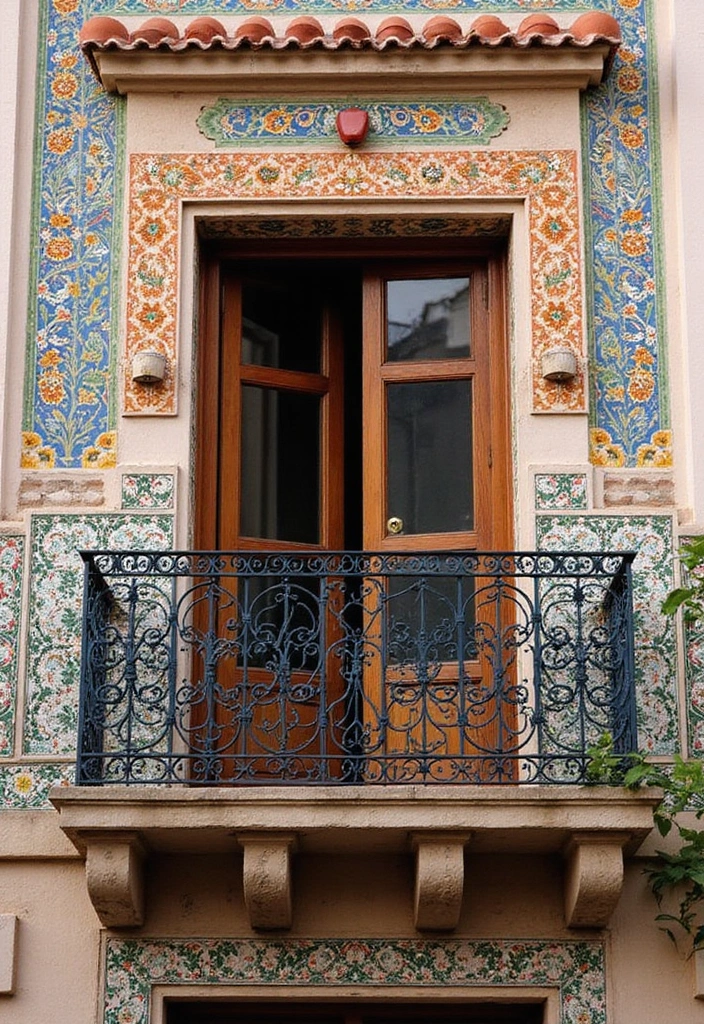 30 Indian Balcony Decor Ideas Full of Culture and Charm 12 30 Indian Balcony Decor Ideas Full of Culture and Charm - 12. Cultural Tile Patterns