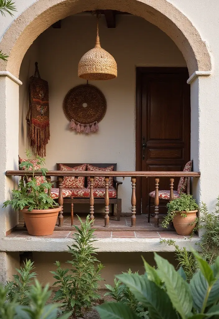 30 Indian Balcony Decor Ideas Full of Culture and Charm 26 30 Indian Balcony Decor Ideas Full of Culture and Charm - 26. Incorporating Local Culture