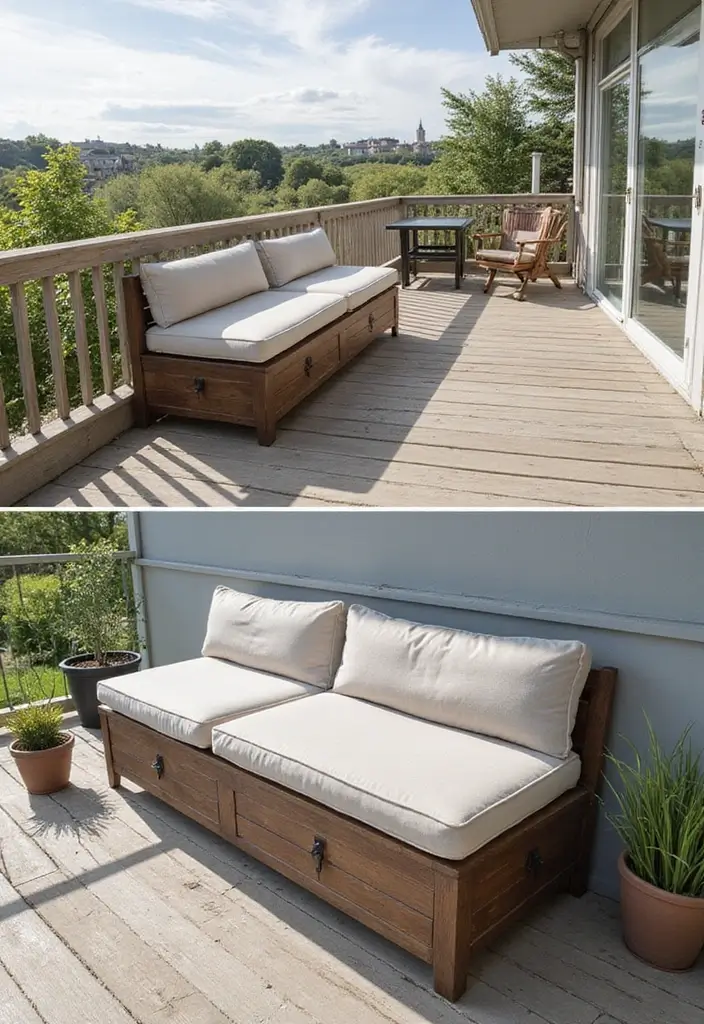 30 Indian Balcony Decor Ideas Full of Culture and Charm 29 30 Indian Balcony Decor Ideas Full of Culture and Charm - 29. Multi-Functional Furniture