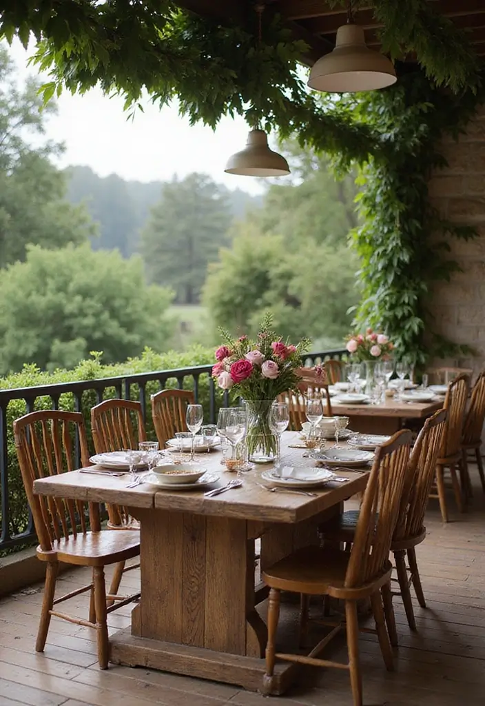 30 Indian Balcony Decor Ideas Full of Culture and Charm 4 30 Indian Balcony Decor Ideas Full of Culture and Charm - 4. Outdoor Dining Setup