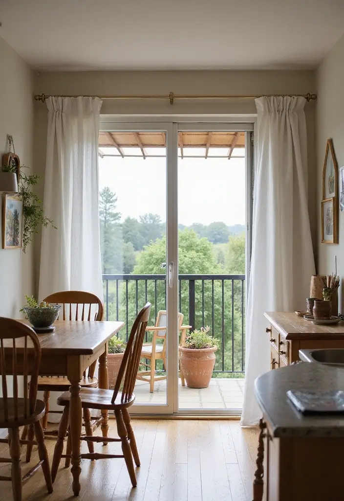 30 Kitchen in Balcony Inspirations That Save Space Smartly - 30. Personal Touches