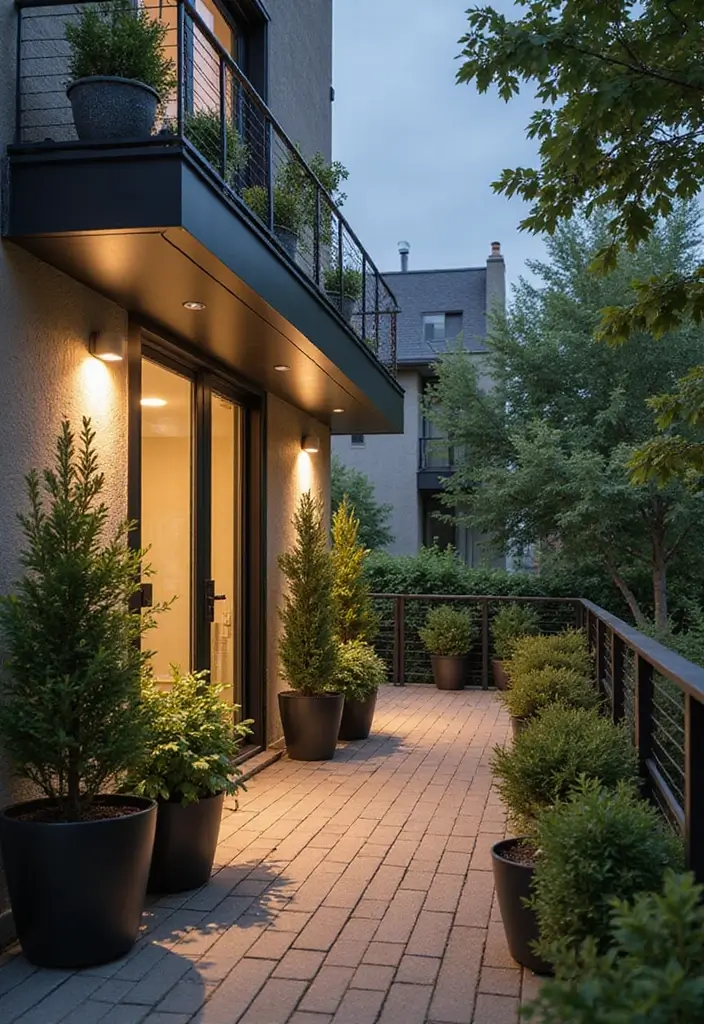 30 Luxury Balcony Inspirations That Feel Like a Resort 25 30 Luxury Balcony Inspirations That Feel Like a Resort - 25. Smart Outdoor Solutions