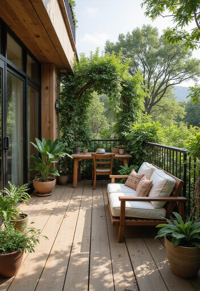 30 Luxury Balcony Inspirations That Feel Like a Resort 30 30 Luxury Balcony Inspirations That Feel Like a Resort - 30. Eco-Friendly Retreat