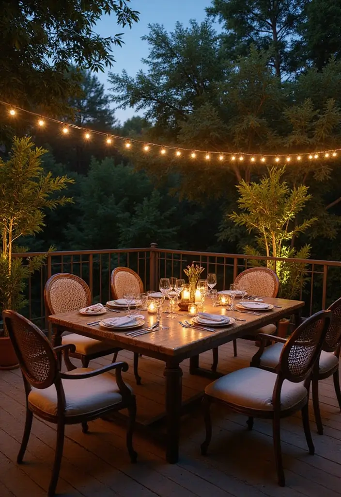 30 Luxury Balcony Inspirations That Feel Like a Resort 5 30 Luxury Balcony Inspirations That Feel Like a Resort - 5. Luxurious Outdoor Dining