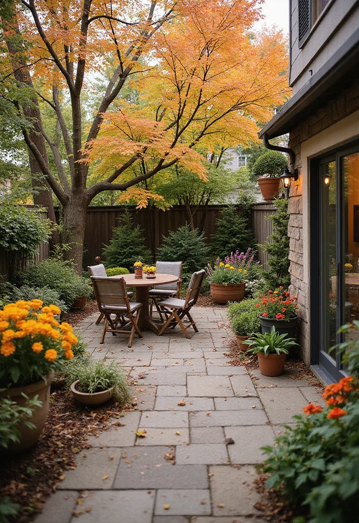 12 Apartment Backyard Ideas for Compact Smart Outdoor Living - 12. Seasonal Decor