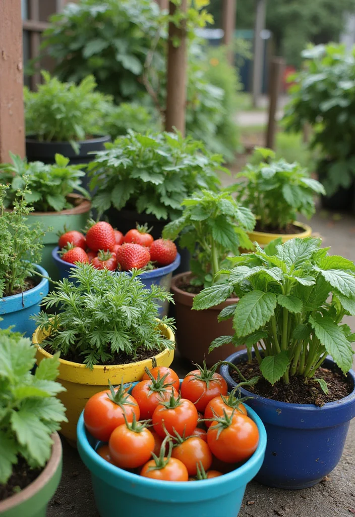 12 Apartment Backyard Ideas for Compact Smart Outdoor Living - 5. Edible Gardening