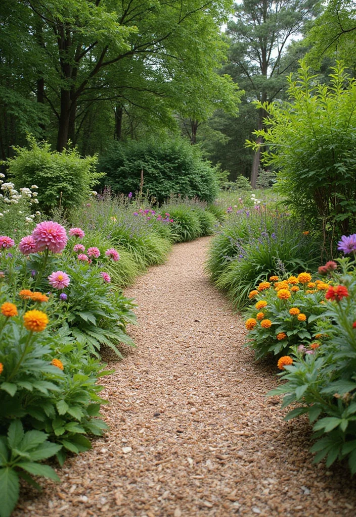 12 Backyard Pavement Ideas for Clean Durable Low Upkeep Style 89 12 Backyard Pavement Ideas for Clean Durable Low Upkeep Style - 9. Wood Mulch Paths