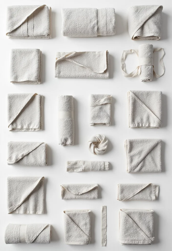 12 Bathroom Towel Decor Ideas for Neat Pretty Everyday Displays - 8. Decorative Towel Folding Techniques