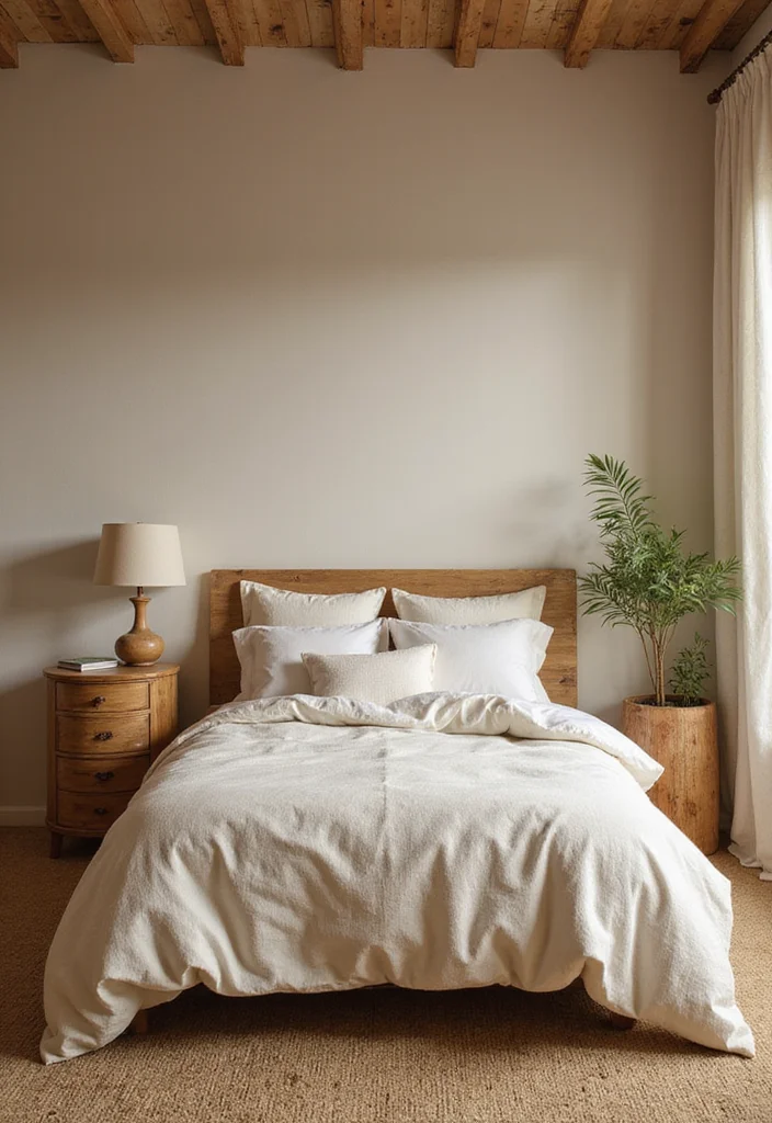 12 Beige Bedroom Ideas for Warm Neutral Relaxing Comfort - 2. Sustainable Materials for Eco-Friendly Decor