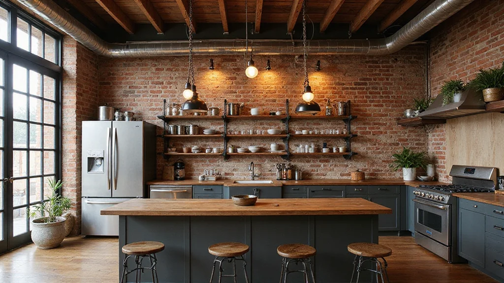 12 Brick Wall Kitchen Ideas for Warm Textured Industrial Charm