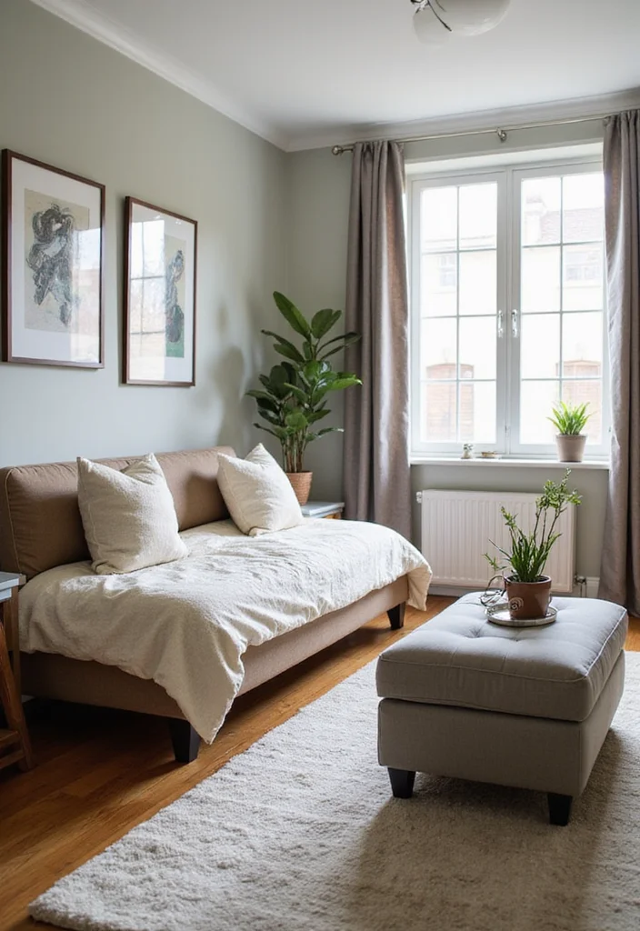 12 Dorm Living Room Ideas for Cute Practical Shared Spaces - 2. Multifunctional Furniture