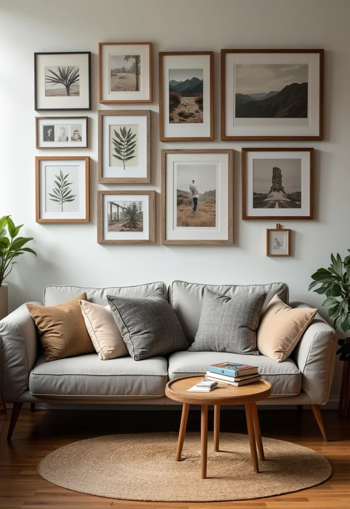 12 Dorm Living Room Ideas for Cute Practical Shared Spaces - 7. Personal Art Displays